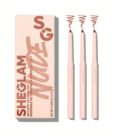 SHEGLAM Matte Lip Liner 3Pcs/Set
