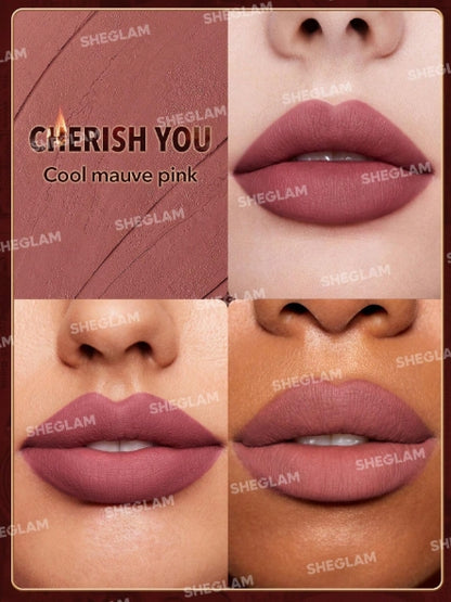 SHEGLAM Lasting Matte Lipstick-Cherish You