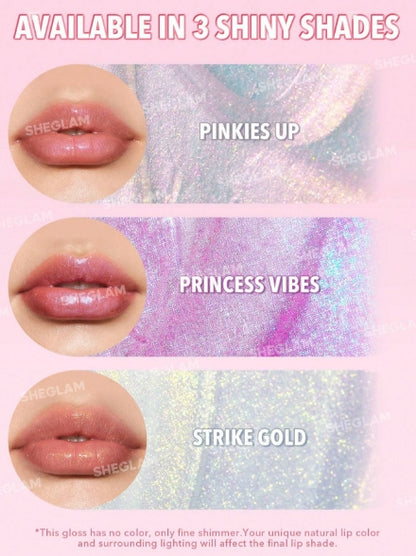 SHEGLAM Jelly Wow Hydrating Glitter Lip Oil