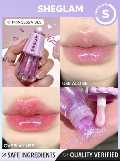SHEGLAM Jelly Wow Hydrating Glitter Lip Oil