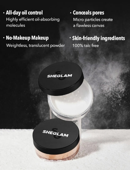 SHEGLAM Baked Glow Setting Powder-Oil Control