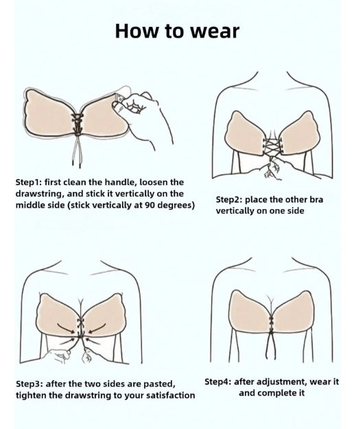Adjustable Push-Up Silicone Invisible Bra