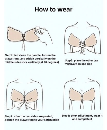Adjustable Push-Up Silicone Invisible Bra