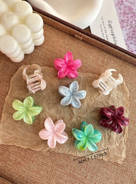 2pcs Set Small Daisy Hair Claws 4cm