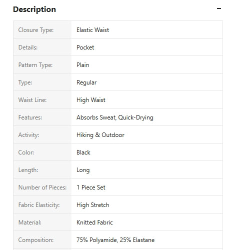 OutZeal Women Sport Black Leggings - Size XL