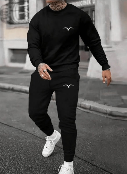 2pcs Men Black Set - Size XXL