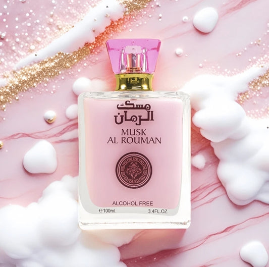 100ml Musk Al Rouman Cream Vanilla Pink Fragrance - Women