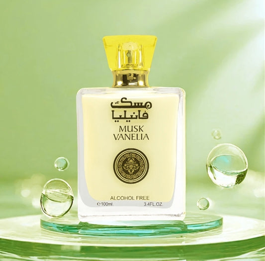 100ml Musk Vanelia Cream Vanilla Beige Fragrance - Men