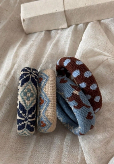 4pcs/Pack Plaid Print Scrunchies