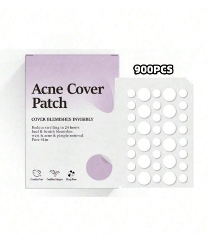 900pcs Acne Patches, Contains Salicylic Acid & Tea Tree Oil