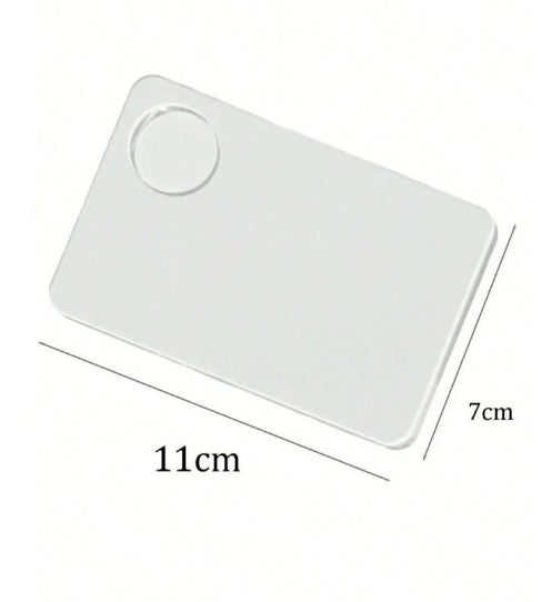 1pc Acrylic Clear Palette Painting and Liquid Foundation Palette
