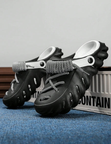 Men's lace strap sandals - Size 40/41