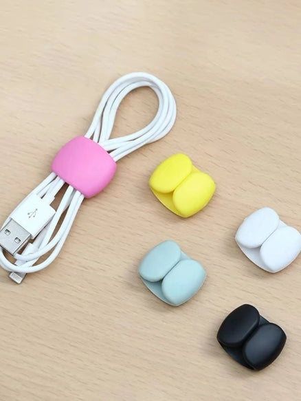 4pcs Random Color Data Cord Organizer