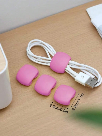 4pcs Random Color Data Cord Organizer