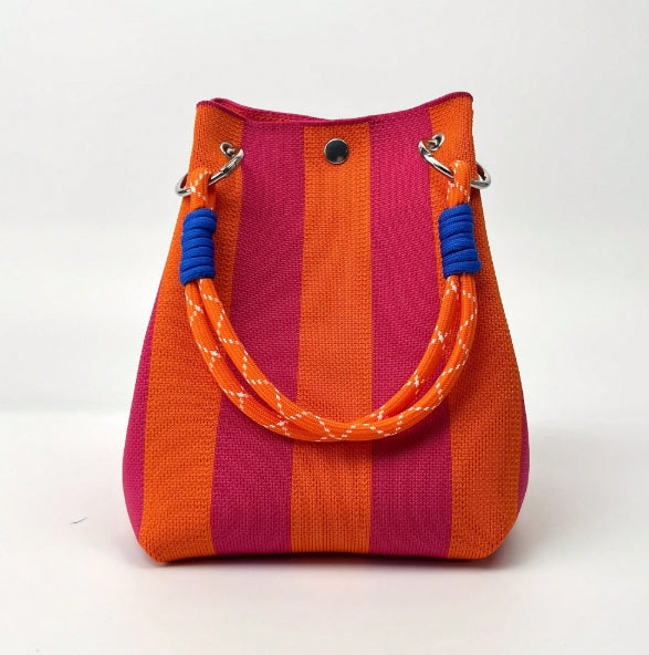 Candy Stripe Bucket Bag