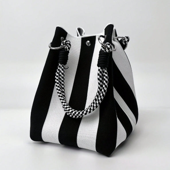 Candy Stripe Bucket Bag