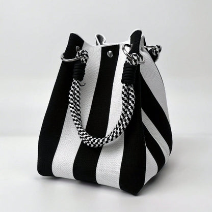 Candy Stripe Bucket Bag