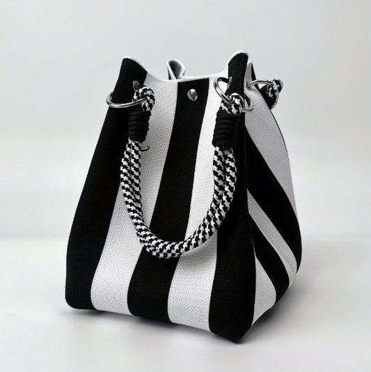 Candy Stripe Bucket Bag