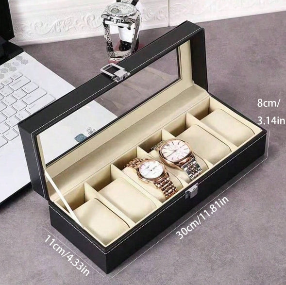 Gentleman's Watch Case - 6 Slots