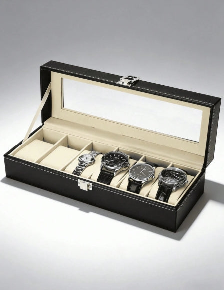 Gentleman's Watch Case - 6 Slots