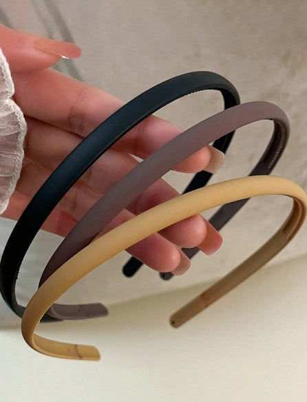 1pc Matte Plastic Headband
