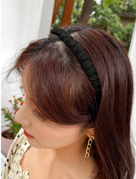 DAZY Solid Rushed Headband Casual