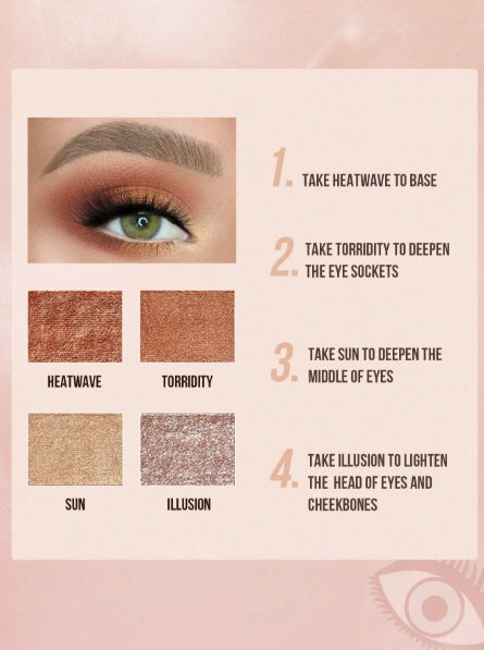MISSLYN Desert Night Metallic Eyeshadow Palette