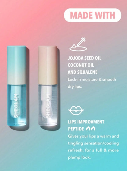 SHEGLAM Plump Addict Hot & Cold Gloss Duo