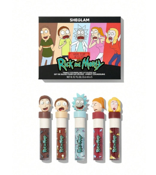 Rick & Morty X SHEGLAM 5pcs Lip Gloss Set