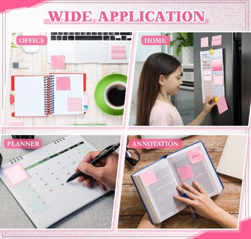 Pink Sticky Notes - 80x80mm
