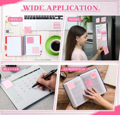 Pink Sticky Notes - 80x80mm