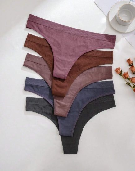 5pcs/set Comfortable seamless set-SIZE 0XL