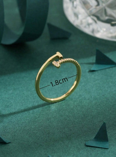Gold Open Ring