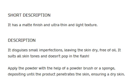 Ruby Rose - Feels Translucent Loose Powder