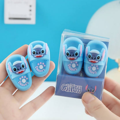 Stitch Slippers Eraser - 1 Pair