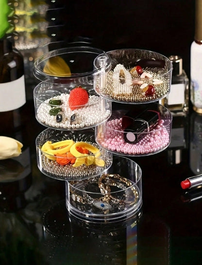 Rotating Jewelry Storage Box - 5 Layers
