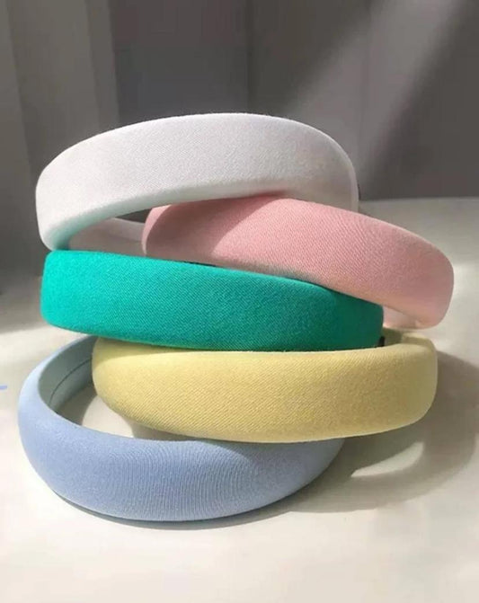 1 PC Solid Padded Fashion Versatile Headband