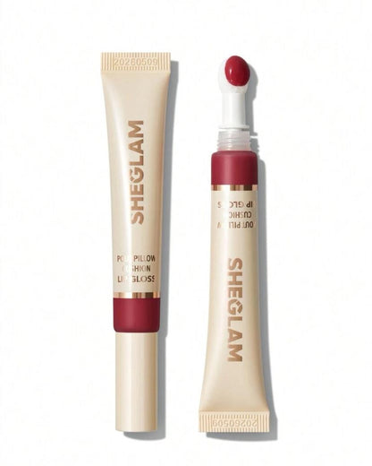 SHEGLAM Lip Gloss Moisturizing Liquid Lipstick High Shine Finish Sponge Tip Applicator