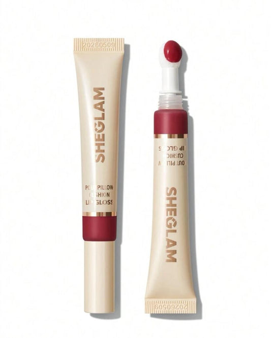 SHEGLAM Lip Gloss Moisturizing Liquid Lipstick High Shine Finish Sponge Tip Applicator