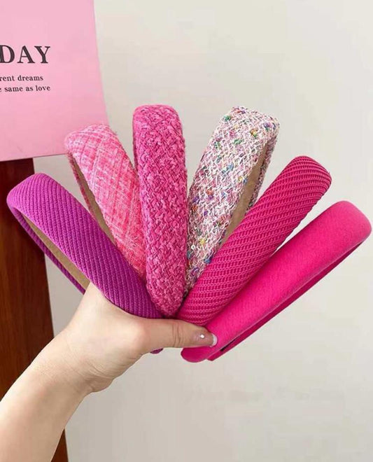 1 PC Random Color Cloth Covered Korean Style Headbands