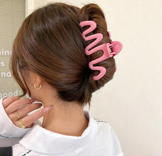 1 PC Random Matte Pastel Flower Hair Claws