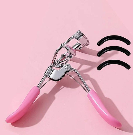 1pc Pink Metal Eyelash Curler