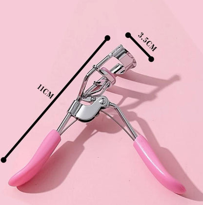 1pc Pink Metal Eyelash Curler