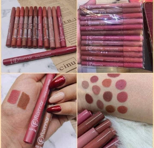 Waterproof Flormar Lipliner 12pcs Set
