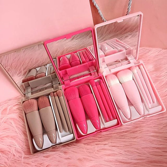 Cute Portable Mini Brushes Set