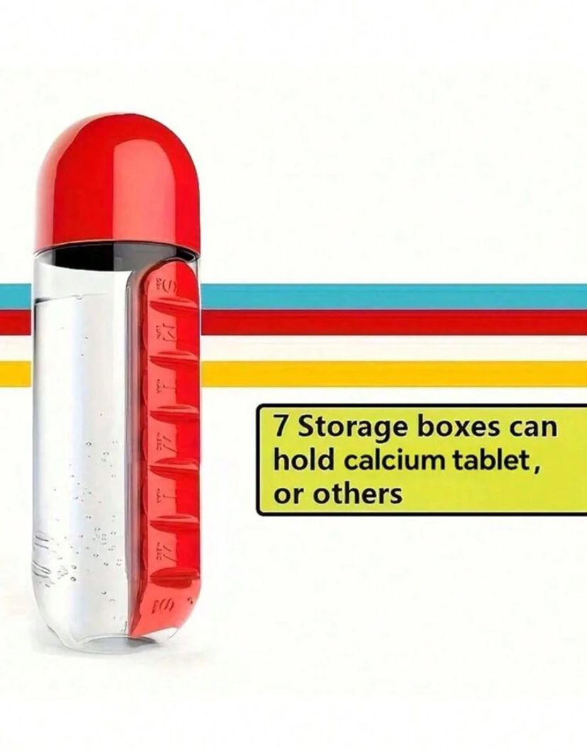 2in1 Water Cup Pill Box