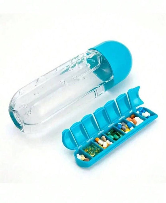 2in1 Water Cup Pill Box
