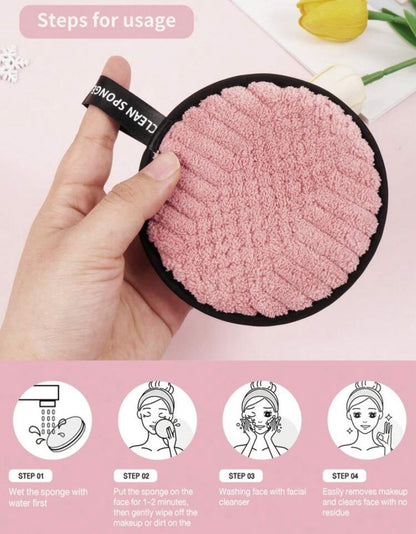 Makeup Remover Puff (Random Colors)