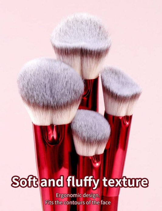 MAANGE 6Pcs Professional Facial Heart-Shaped Makeup Brushes