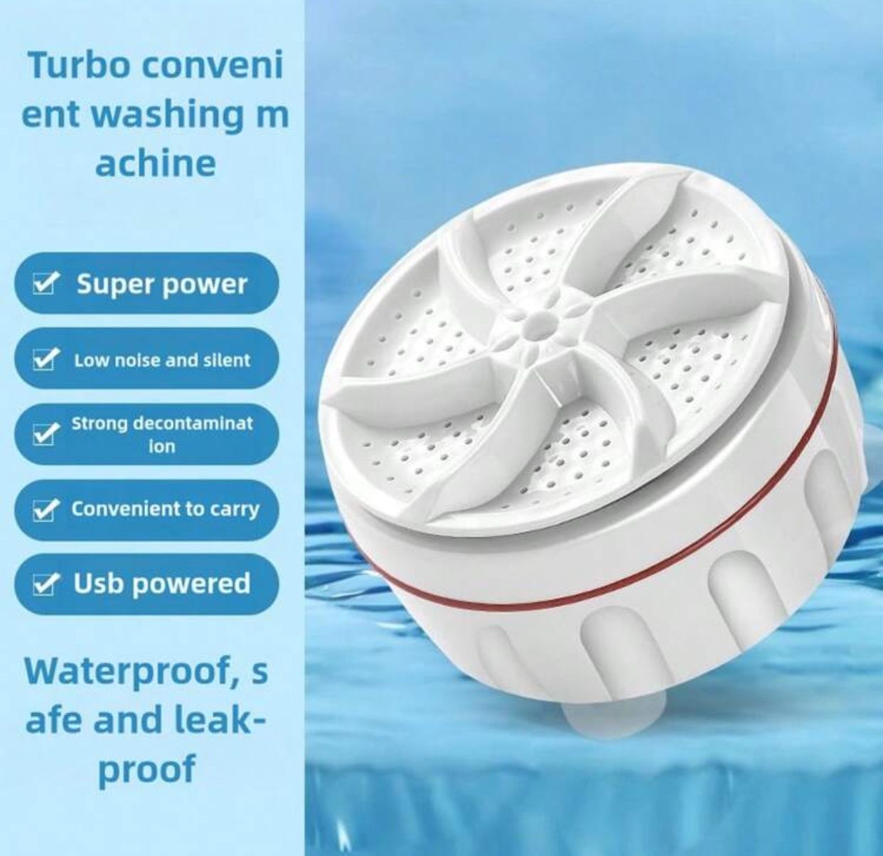 White small turbine